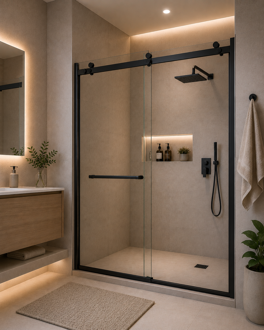 Sliding Shower Enclosure