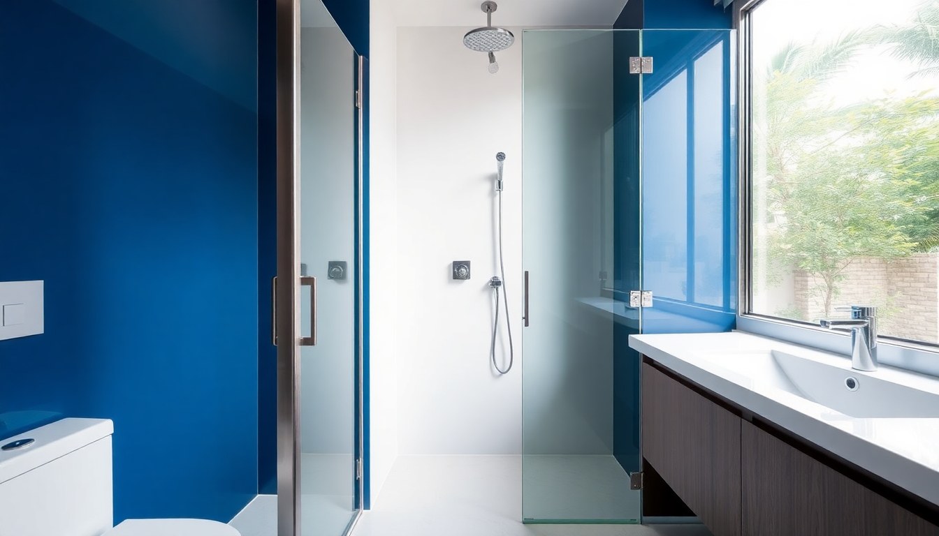 Cauvery hard water + clear glass shower doors: the architect's 12-month handover care brief