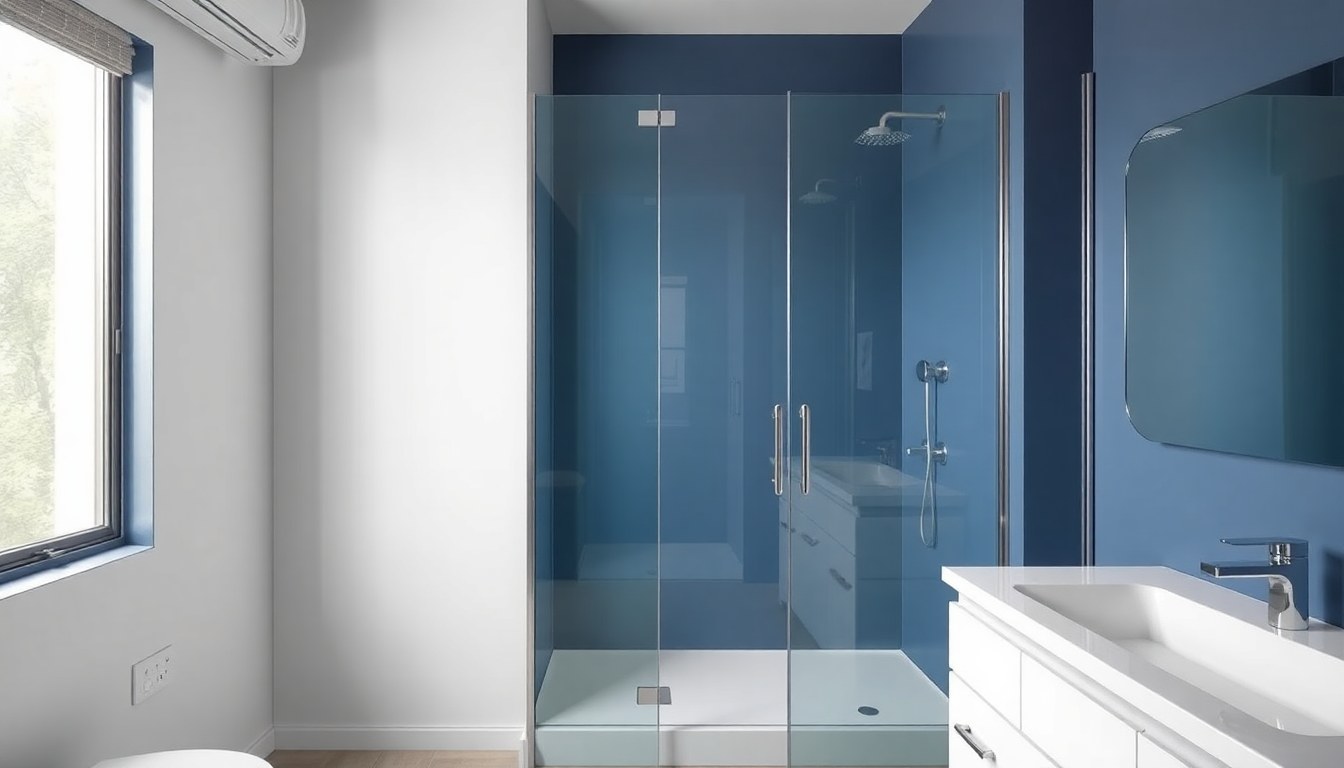 Frameless shower door hinge offset when the glass exceeds 900mm width: the 45mm rule for Basavanagudi alcoves