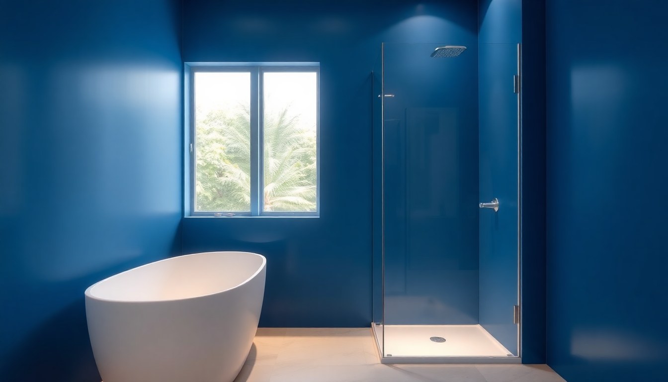 Glass thickness selection for a 1800mm tall frameless shower enclosure: wind load + humidity in Hebbal
